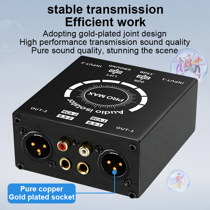 3Pin XLR/RCA/TS/TRS Ground Loo - огляд і ціна Audio Home Cinema