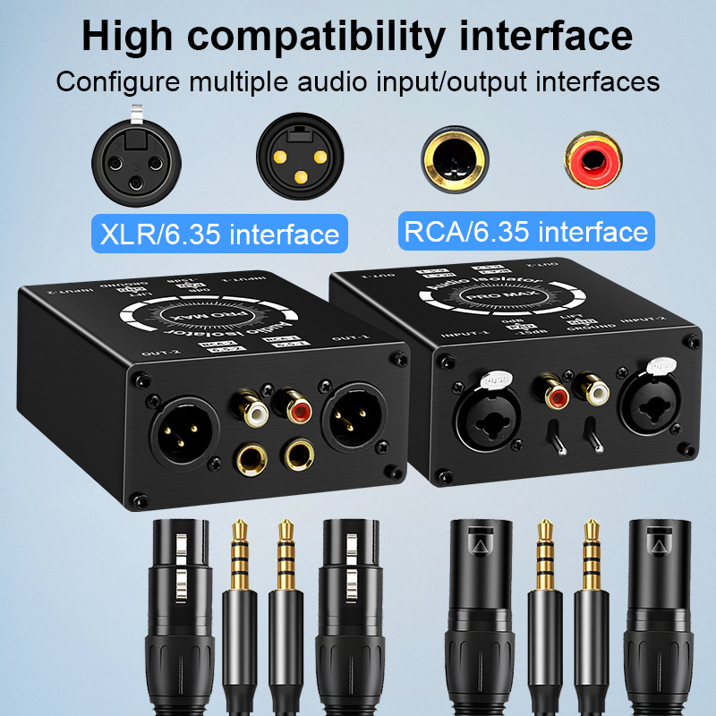 3Pin XLR/RCA/TS/TRS Ground Loo - огляд і ціна Audio Home Cinema