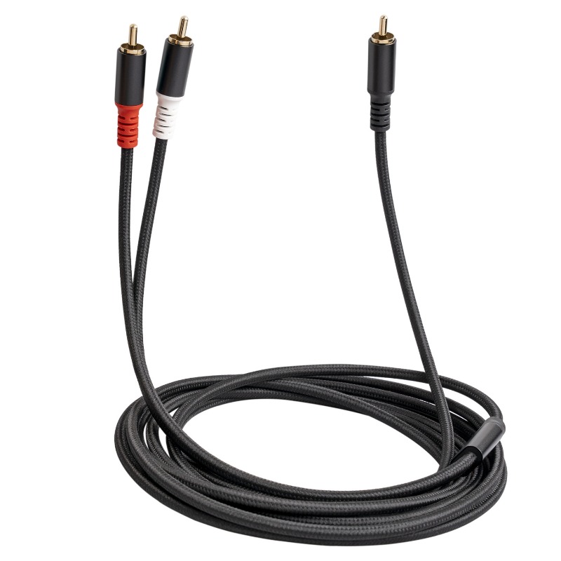 1/2/3M 1 RCA Male To 2 RCA Mal - огляд і ціна Audio Home Cinema