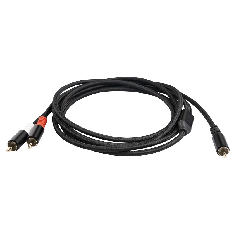 1/2/3M 1 RCA Male To 2 RCA Mal - огляд і ціна Audio Home Cinema