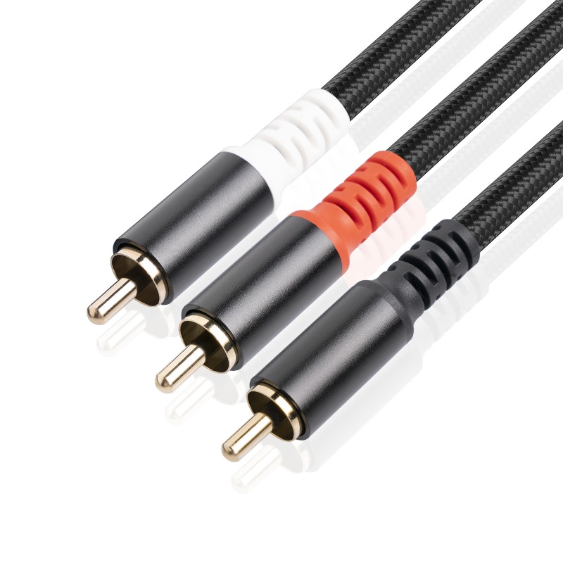 1/2/3M 1 RCA Male To 2 RCA Mal - огляд і ціна Audio Home Cinema